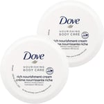 Dove Moisturising Rich Nourishment Cream Body Care Face, Hands and Extra Dry Ski
