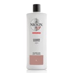 shampoing nettoyant NIOXIN 3-Part System 3 pour cheveux colorés légèrement clairsemés 1000ml