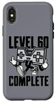 Coque pour iPhone X/XS Level 60 Complete Tenue de jeu pour le 60ème anniversaire 60