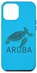 iPhone 12 Pro Max Sea Turtle Aruba One Happy Island beautiful sunset beach Case