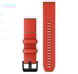 Garmin klockarmband QuickFit 22mm, röd silikon