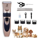 Qazxsw Rechargeable Pet Hair Clipper Pet Hair Trimmer Kit Pet Dog Cat Electric Shavers Hair Cutter Cat Grooming Machine