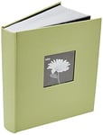 Album Photo avec Cadre en Tissu 200 Pochettes pour Photos de 12,7 x 17,8 cm, Vert Sauge