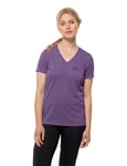 Jack Wolfskin Women's Crosstrail T T-Shirt, Ultraviolet, XS