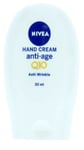 BOX OF 10 Nivea Q10 Anti-Age Anti-Wrinkle Hand Cream 30ml, For Youthful Hands