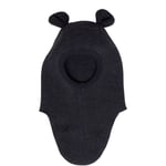 HUTTEliHUT TEDDY balaclava wool fleece bear ears – navy - 6-12m