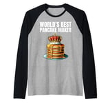 World's Best Pancake Maker Raglan Baseball Tee