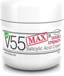 V55 MAX Double Strength Salicylic Acid Skin Cleansing Cream with Tea Tree Oil an