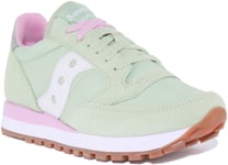 Saucony Jazz Original Lace Up 80s Retro Style Trainers Mint Womens Size 3 - 8