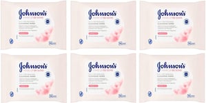 Johnson's Face Care Makeup Be Gone Refreshing Wipes 25 x6pks  exp 2026