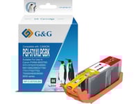 G&Amp G G&Amp G Ink Kompatibelt Bläck Z Pgi-570Xlbk, Svart, Np-C-0Pg570xlbk, För Canon Pixma Mg5700, Mg5750, Mg5751, Mg5752, Mg5753, Mg68