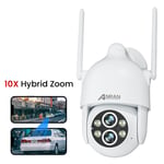ANRAN CCTV Outdoor Home Security Camera System Wireless 2MP 2Way Audio 10X zoom