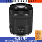 Canon RF 24-105mm f/4-7.1 IS STM + Guide PDF ""20 TECHNIQUES POUR RÉUSSIR VOS PHOTOS