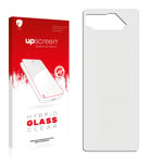 upscreen Film Protection Ecran en Verre Trempé Compatible avec ASUS ROG Phone 5 Pro (Arrière) - Hybrid Glass 9H Dureté