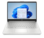 HP Laptop 14s-dq2000sf PC Ultraportable 14" HD (Intel Core i3-1115G4, RAM 4 Go, SSD 256 Go, Windows 11 Famille) Argent naturel