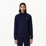 Sweatshirt homme Lacoste Golf avec col banane Taille L Bleu Marine