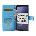 New Standcase Wallet Samsung Galaxy A6 2018 (A600FN/DS) Ljusblå
