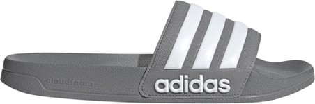 adidas Unisex Adilette Shower Sliders Fashion Comfort Slip On Lightweight - Grey