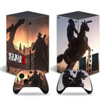 Kit De Autocollants Skin Decal Pour Xbox Series X Console De Jeu Red Dead Redemption 2, T1tn-Seriesx-8022