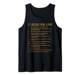 12 Rules For Life Stand Up Straight With Your Shoulders Back Tank Top