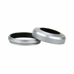 JJC LH-JX100II Silver Lens Hood + Adapter Ring for Fujifilm X100, X100s, X100T
