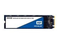 Western Digital WD Blue 3D NAND 500GB PC SSD - SATA III 6 Gb/s, M.2 2280 WDS500G2B0B
