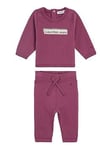 Calvin Klein Jeans Baby Hero Logo Set - Amaranth - Purple, Purple, Size Age: 24 Months