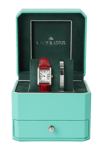 Lily & Lotus Klocka med läderarmband CM-220920 Röd
