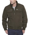 Tommy Hilfiger Men's Performance Bomber Jacket, Army Green Unfilled, XXL