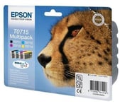 Epson Original T0715 Multipack Ink Cartridges C13T07154 T0711 T0712 T0713 T0714