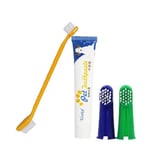 Dogs Cats Toothpaste Tooth Brush Cleaner for Pet Oral Care Dental Cleaning Kit