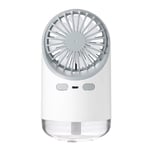 Creative desktop USB fan humidifier three-in-one indoor bedside charging fan