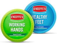 O'Keeffe's Working Hands 96g & Healthy Feet 91g (Twin Pack)