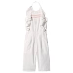 Velveteen Anglaise Jumpsuit Vit | Vit | 4 years