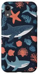 iPhone XR Beautiful Whale Shark and Coral Reefs Design Case