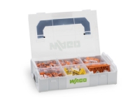WAGO 221 & 2273 - L-BOXX Mini - Combi - 350 Ledhylsa + 2 DIN-skena hållare