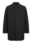 Bestseller A/S Men's Jjecrease Mac Coat Noos Trench, Black, XL