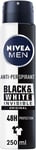 NIVEA MEN Invisible Black & White Anti-Perspirant Deodorant Spray 6 x 250ml