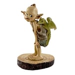 Top Collection Statue Miniature de Jardin féérique et Terrarium, Lutin de Jardin avec bébé Dragon