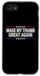 Coque pour iPhone SE (2020) / 7 / 8 Make My Thumb Great Again – Drôle de récupération chirurgicale du pouce
