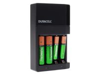 Duracell CEF14 - 4 h batteriladdare - (för 4xAA/AAA) - med 2 x AA 1300 mAh batterier och 2 x AAA 750 mAh