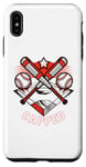 Coque pour iPhone XS Max Casquette de baseball maman jeu sport voyage équipage vacances terrain de balle