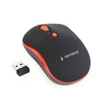 Gembird WIRELESS OPTICAL MUSW-4B-03-R 1600DP - Maus mouse Ambidextrous RF Wirele
