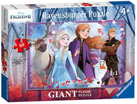 Ravensburger- Disney Frozen Puzzle de Sol géant Reine des Neiges 2-60 pièces-pour Enfants à partir de 4 Ans, 3031,