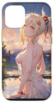 Coque pour iPhone 13 Pro Belle Anime Waifu Girl