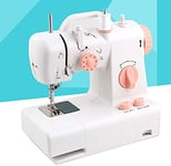 smzzz HOME GARDEN Mini Electric Portable Sewing Machine Non-slip Design Thicken Multi-Function Automatic Winding Overlock Household Sewing Household Sewing Machine for Beginners