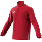 adidas CORE18 TR TOP Y Sweat-shirt Enfant - Rouge (Power Red/White) - 15-16 A
