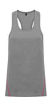 Tri Dri Women's Tridri® "Lazer Cut" Vest - Silver Melange - S
