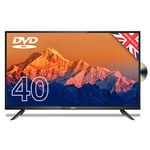 Cello Y22ZF0204 40 inch Full HD LED TV with Built-in DVD player and Freeview HD Built in Satellite receiver 3 X HDMI and USB 2.0 to record Live TV. Ideal for lounge or bedroom. Made in the UK.