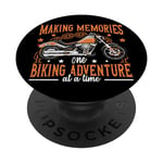 Making Memories One Biking Adventure At A Time - Biker PopSockets Swappable PopGrip